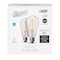 Feit Electric Feit ST19 E26 (Medium) Filament LED Bulb Soft White 60 Watt Equivalence 2 pk ST1960/CL927CA2 - alternate 1